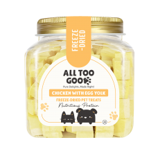 All Too Good Freeze-Dried Treats Chic w/ Egg Yolk Nutritious Protein 100g